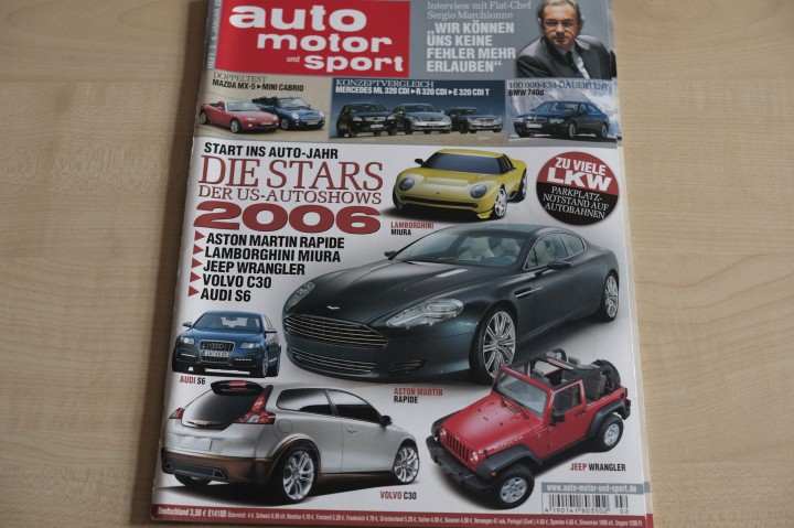Deckblatt Auto Motor und Sport (02/2006)